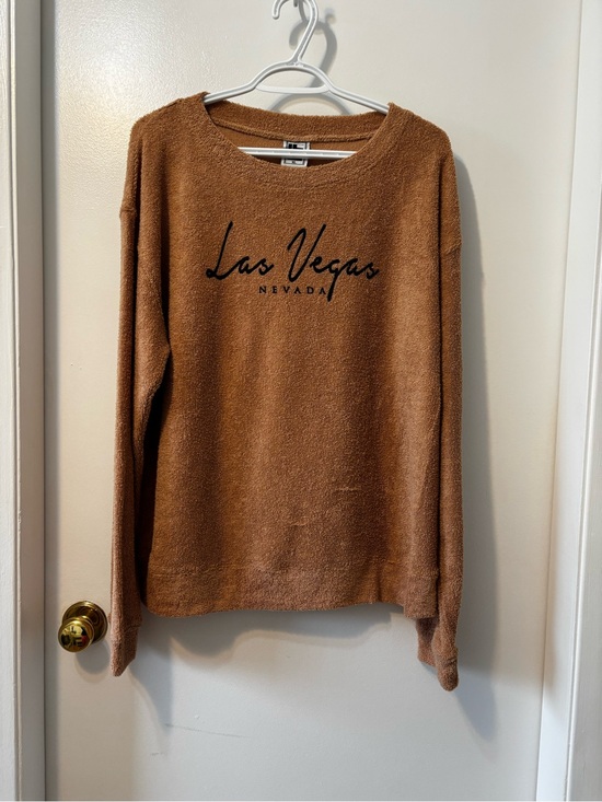 Sweaters - Las Vegas Nevada Cozy Knit Sweater - Brown